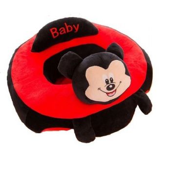 Fotoliu Mickey Mouse pentru bebe invat sa stau in sezut, 50 cm