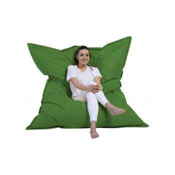 Fotoliu puf, Bean Bag, Ferndale Giant, 140 x 180 cm, poliester impermeabil, verde