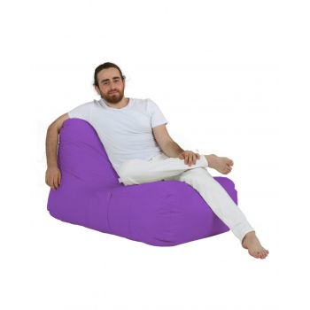 Fotoliu puf, Bean Bag, Ferndale Trendy, 105 x 75 cm, poliester impermeabil, mov