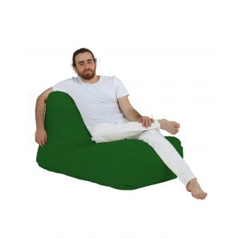 Fotoliu puf, Bean Bag, Ferndale Trendy, 105 x 75 cm, poliester impermeabil, verde